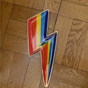 Jonathan Adler Colorful Lightning Bolt Trinket Tray